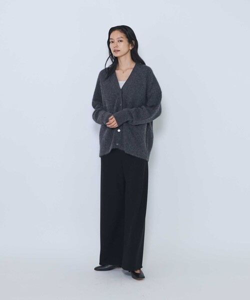1er Arrondissement(プルミエアロンディスモン)の「ダブルクロスバイヤスパンツ(その他パンツ・レディース・ブラック/グレイッシュベージュ・38/36)」の10枚目の写真