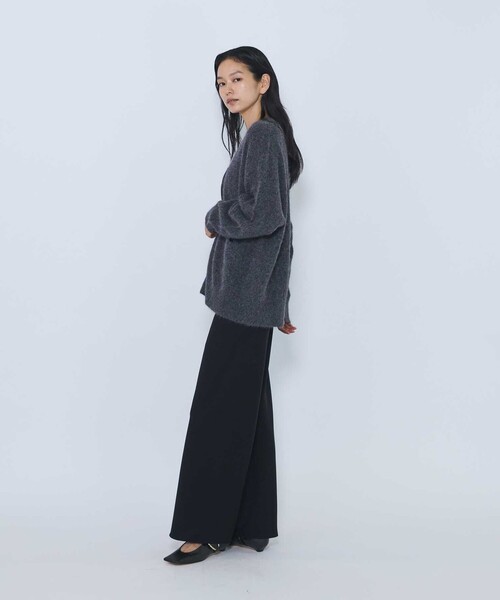 1er Arrondissement(プルミエアロンディスモン)の「ダブルクロスバイヤスパンツ(その他パンツ・レディース・ブラック/グレイッシュベージュ・38/36)」の11枚目の写真