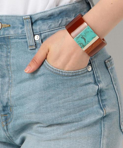 Another Edition（アナザーエディション）の「フリンジデニムショートパンツ/AEBC フリンジDNM S/PT◆（デニムパンツ・レディース・ライトブルー/コバルトブルー・SMALL/MEDIUM）」の8枚目の写真