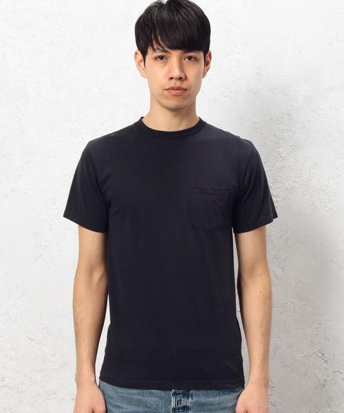 green label relaxing（グリーンレーベルリラクシング）の「BC SLD C/N PKT S/SL Tシャツ◆（Tシャツ/カットソー・メンズ・ホワイト/ネイビー・SMALL/MEDIUM/LARGE/X-LARGE）」の12枚目の写真