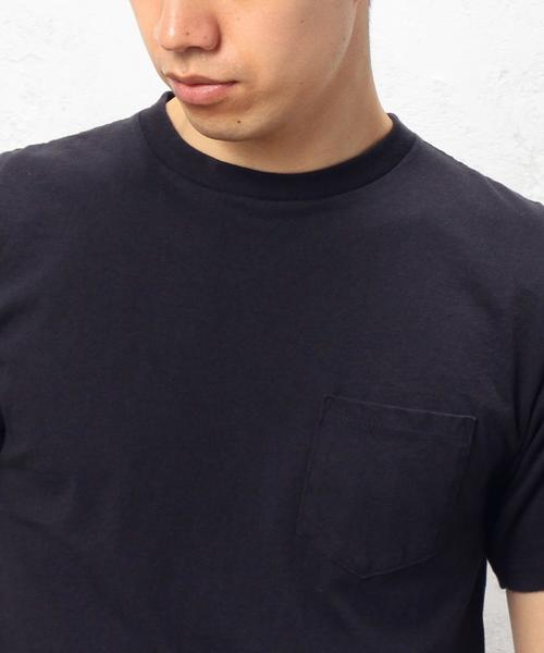 green label relaxing（グリーンレーベルリラクシング）の「BC SLD C/N PKT S/SL Tシャツ◆（Tシャツ/カットソー・メンズ・ホワイト/ネイビー・SMALL/MEDIUM/LARGE/X-LARGE）」の7枚目の写真