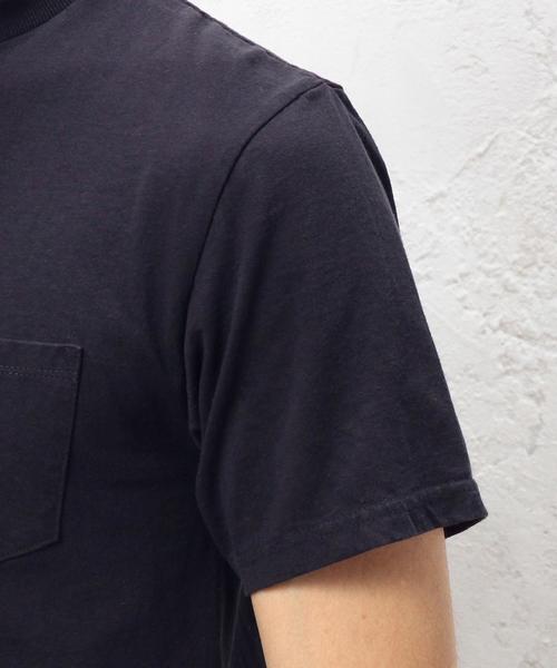 green label relaxing（グリーンレーベルリラクシング）の「BC SLD C/N PKT S/SL Tシャツ◆（Tシャツ/カットソー・メンズ・ホワイト/ネイビー・SMALL/MEDIUM/LARGE/X-LARGE）」の8枚目の写真