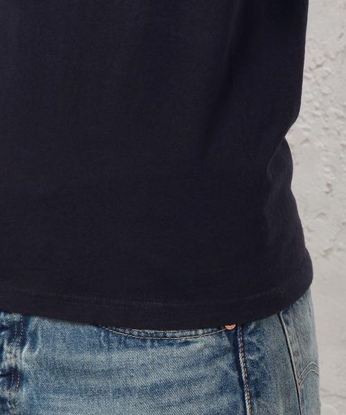 green label relaxing（グリーンレーベルリラクシング）の「BC SLD C/N PKT S/SL Tシャツ◆（Tシャツ/カットソー・メンズ・ホワイト/ネイビー・SMALL/MEDIUM/LARGE/X-LARGE）」の9枚目の写真