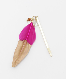 チャイハネ | 【チャイハネ】シャイニーカラーフェザーヘアピン(ヘアピン)