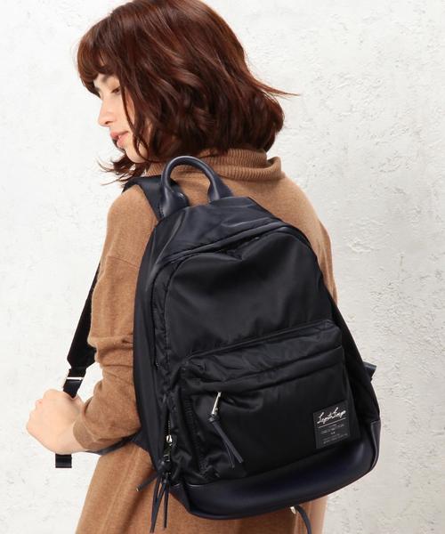 green label relaxing（グリーンレーベルリラクシング）の「[WEB限定][別注] Legato largo × GLR CB バックパック（バックパック/リュック・レディース・ブラック/ライトグレー/ベージュ/ネイビー・FREE）」の4枚目の写真