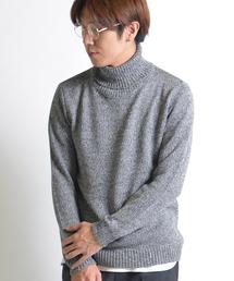 SHIPS JET BLUE | SHIPS JET BLUE: メランジ タートルネックニット(ニット/セーター)