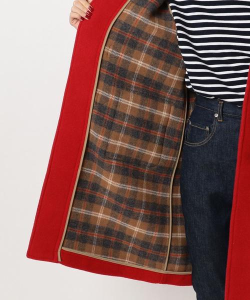 Another Edition（アナザーエディション）の「ロングダッフルコート/AEBC　DUFFLE CT（ダッフルコート・レディース・ネイビー/レッド・SMALL/MEDIUM）」の9枚目の写真