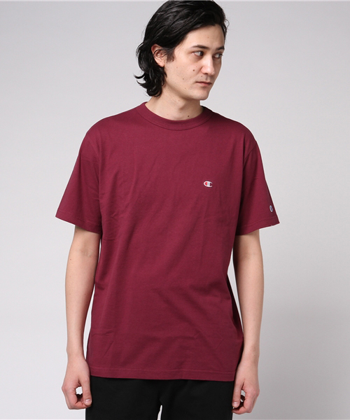 Champion(チャンピオン)の「ワンポイントクルーネックTシャツ(Tシャツ/カットソー・メンズ・ホワイト/レッド/ネイビー/オレンジ/グレー/チャコールグレー/ワイン/ゴールド/ロイヤルブルー/ブラック/カーキ/ターコイズブルー/アーミー・SMALL/X-LARGE/MEDIUM/LARGE)」の11枚目の写真