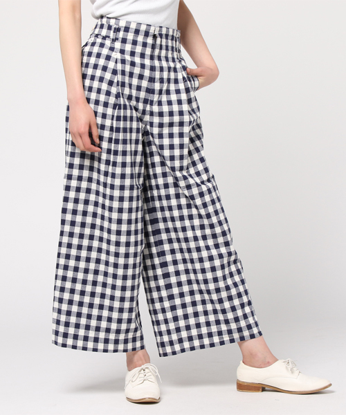 POU DOU DOU（プードゥドゥ）の「ウェザータックワイドパンツ（その他パンツ・レディース・ベージュ/オレンジ/ネイビー・3）」の2枚目の写真