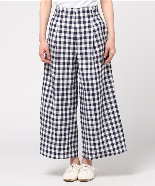 POU DOU DOU（プードゥドゥ）の「ウェザータックワイドパンツ（その他パンツ・レディース・ベージュ/オレンジ/ネイビー・3）」の8枚目の写真