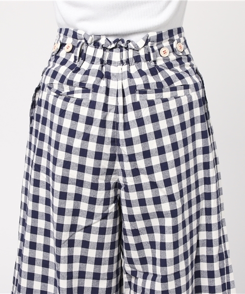 POU DOU DOU（プードゥドゥ）の「ウェザータックワイドパンツ（その他パンツ・レディース・ベージュ/オレンジ/ネイビー・3）」の12枚目の写真