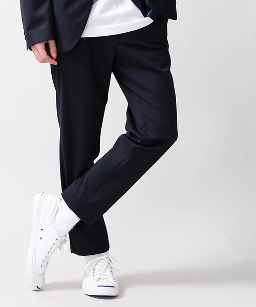 WEGO（ウィゴー）の「WEGO/ストレッチスリムテーパードスラックス（スラックス・メンズ・ネイビー/ブルー系その他/ブラック/グレー系その他/ブラウン系その他・MEDIUM/LARGE）」の5枚目の写真
