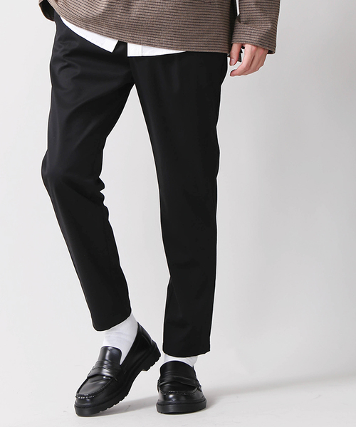 WEGO（ウィゴー）の「WEGO/ストレッチスリムテーパードスラックス（スラックス・メンズ・ネイビー/ブルー系その他/ブラック/グレー系その他/ブラウン系その他・MEDIUM/LARGE）」の2枚目の写真