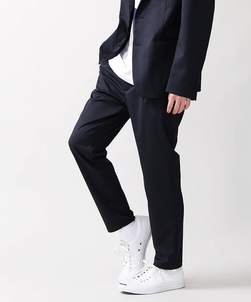 WEGO（ウィゴー）の「WEGO/ストレッチスリムテーパードスラックス（スラックス・メンズ・ネイビー/ブルー系その他/ブラック/グレー系その他/ブラウン系その他・MEDIUM/LARGE）」の17枚目の写真