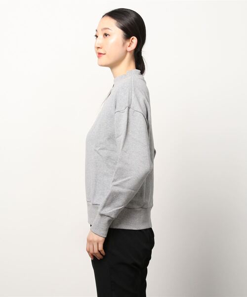 TODAY'S SPECIAL（トゥデイズスペシャル）の「【MOCKNECK PULLOVER OTM】モックネックプルオーパー/348594（その他トップス・レディース・グレー・FREE）」の2枚目の写真