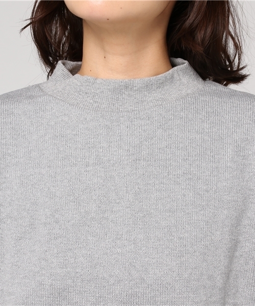 TODAY'S SPECIAL（トゥデイズスペシャル）の「【MOCKNECK PULLOVER OTM】モックネックプルオーパー/348594（その他トップス・レディース・グレー・FREE）」の5枚目の写真