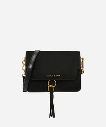 タッセルディテールショルダーバッグ / TASSEL-DETAIL SHOULDER BAG
