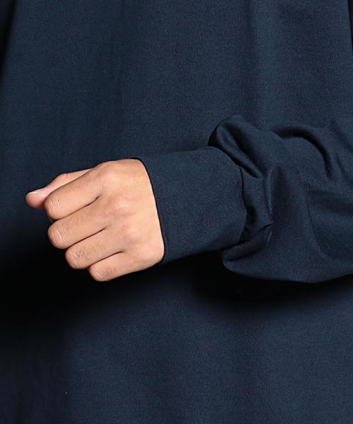 EN ROUTE（アンルート）の「オーバーサイズモックネックプルオーバ◆（Tシャツ/カットソー・メンズ・オフホワイト/オリーブ/ネイビー・2/1/3）」の9枚目の写真