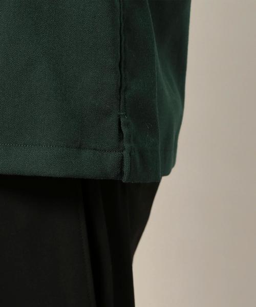 BEAUTY&YOUTH UNITED ARROWS（ビューティーアンドユースユナイテッドアローズ）の「BY ウーステッド ワイドフォルム シャツ ◆（シャツ/ブラウス・メンズ・ネイビー/ダークグリーン/ライトグレー・X-LARGE/LARGE/MEDIUM/SMALL）」の8枚目の写真