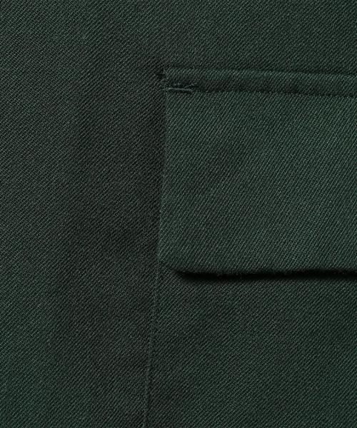 BEAUTY&YOUTH UNITED ARROWS（ビューティーアンドユースユナイテッドアローズ）の「BY ウーステッド ワイドフォルム シャツ ◆（シャツ/ブラウス・メンズ・ネイビー/ダークグリーン/ライトグレー・X-LARGE/LARGE/MEDIUM/SMALL）」の10枚目の写真