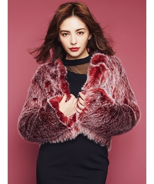 Resexxy リゼクシー の ショートフェイクフェイクファージャケット その他アウター Wear