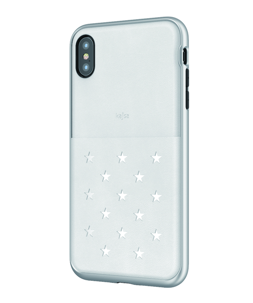 kajsa�i�J�C�T�j�́u�qKajsa/�J�C�T�riPhone X/XS/XS Max Polka Star Pocket Backcase/�|���J�X�^�[�|�P�b�g �o�b�N�P�[�X�i���o�C���P�[�X/�J�o�[�j�v�b�V���o�[