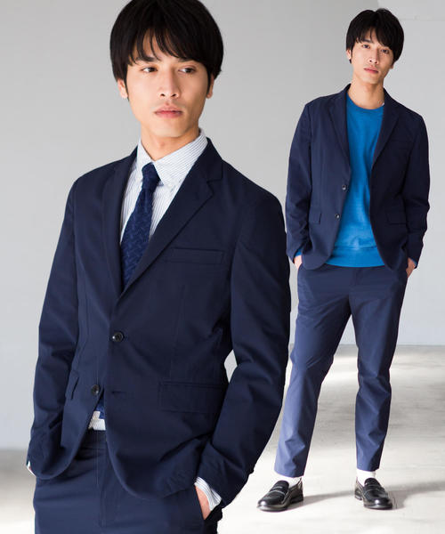 green label relaxing（グリーンレーベルリラクシング）の「CM WDG ストレッチ 2B M69 ジャケット ◆（テーラードジャケット・メンズ・ブラック/オリーブ/ネイビー・L/S/XL/M）」の3枚目の写真