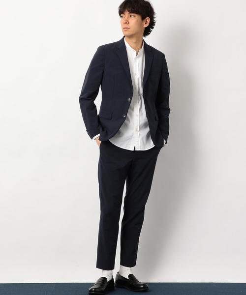 green label relaxing（グリーンレーベルリラクシング）の「CM WDG ストレッチ 2B M69 ジャケット ◆（テーラードジャケット・メンズ・ブラック/オリーブ/ネイビー・L/S/XL/M）」の7枚目の写真