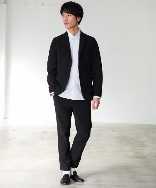 green label relaxing（グリーンレーベルリラクシング）の「CM WDG ストレッチ 2B M69 ジャケット ◆（テーラードジャケット・メンズ・ブラック/オリーブ/ネイビー・L/S/XL/M）」の13枚目の写真