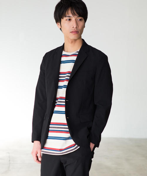 green label relaxing（グリーンレーベルリラクシング）の「CM WDG ストレッチ 2B M69 ジャケット ◆（テーラードジャケット・メンズ・ブラック/オリーブ/ネイビー・L/S/XL/M）」の15枚目の写真