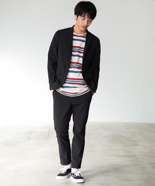 green label relaxing（グリーンレーベルリラクシング）の「CM WDG ストレッチ 2B M69 ジャケット ◆（テーラードジャケット・メンズ・ブラック/オリーブ/ネイビー・L/S/XL/M）」の16枚目の写真