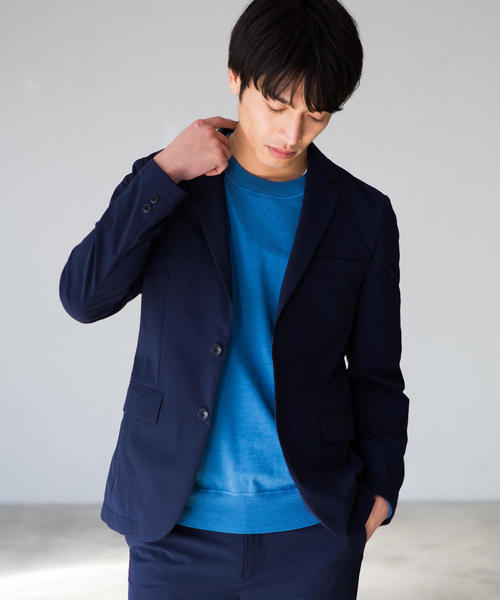 green label relaxing（グリーンレーベルリラクシング）の「CM WDG ストレッチ 2B M69 ジャケット ◆（テーラードジャケット・メンズ・ブラック/オリーブ/ネイビー・L/S/XL/M）」の11枚目の写真