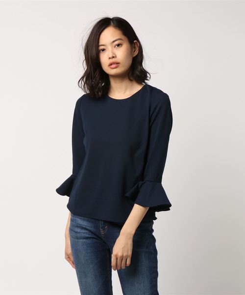 KOBE LETTUCE（コウベレタス）の「お手入れ簡単♪オトナの高見え「Tブラウス」♪[スキッパー/バルーン/フレアスリーブ]選べる3typeブラウス/レディーストップス[C3128]神戸レタス（シャツ/ブラウス・レディース・ホワイト系その他/ベージュ系その他/ピンク系その他/レッド系その他/パープル系その他/グリーン系その他/グレー系その他/イエロー系その他/ブルー系その他/ブラック系その他/ホワイト系その他2/ベージュ系その他2/ピンク系その他2/レッド系その他2/パープル系その他2/グリーン系その他2/グレー系その他2/イエロー系その他2/ブルー系その他2/ブラック系その他2/ホワイト系その他3/ベージュ系その他3/ピンク系その他3/レッド系その他3/パープル系その他3/グリーン系その他3/グレー系その他3/イエロー系その他3/ブルー系その他3/ブラック系その他3・FREE）」の18枚目の写真