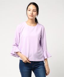 お手入れ簡単♪オトナの高見え「Tブラウス」♪[スキッパー/バルーン/フレアスリーブ]選べる3typeブラウス/レディーストップス[C3128]神戸レタス