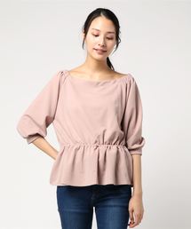 お手入れ簡単♪オトナの高見え「Tブラウス」♪[スキッパー/バルーン/フレアスリーブ]選べる3typeブラウス/レディーストップス[C3128]神戸レタス