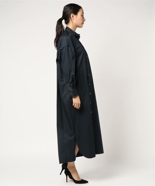 TICCA ブラック ロングシャツ TICCA（ティッカ）の「[別注]TICCA