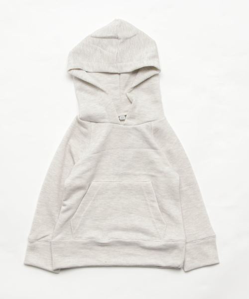 MANGROVE(マングローブ)の「【MANGROVE KIDS】裏毛スウェットプルオーバーパーカー(パーカー・キッズ・ブラック/グリーン系カモフラージュ/杢グレー/オリーブ/ネイビー/グレー系カモフラージュ/ホワイト/ピンク/ブラウン系カモフラージュ/トップグレー/チェリーピンク/ブルー/パープル/ホワイト×ネイビー/ベージュ/ホワイト×ブラック/ホワイト×ピンク/ブラック×ホワイト/ホワイト×ブルー/ライトピンク/ヘザーグレー/サーモンピンク/ワインレッド・100/120/110/130/150/140)」の10枚目の写真