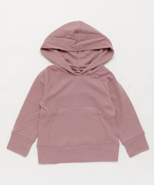 MANGROVE(マングローブ)の「【MANGROVE KIDS】裏毛スウェットプルオーバーパーカー(パーカー・キッズ・ブラック/グリーン系カモフラージュ/杢グレー/オリーブ/ネイビー/グレー系カモフラージュ/ホワイト/ピンク/ブラウン系カモフラージュ/トップグレー/チェリーピンク/ブルー/パープル/ホワイト×ネイビー/ベージュ/ホワイト×ブラック/ホワイト×ピンク/ブラック×ホワイト/ホワイト×ブルー/ライトピンク/ヘザーグレー/サーモンピンク/ワインレッド・100/120/110/130/150/140)」の15枚目の写真