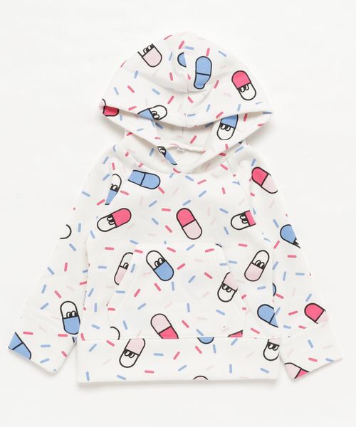 MANGROVE(マングローブ)の「【MANGROVE KIDS】裏毛スウェットプルオーバーパーカー(パーカー・キッズ・ブラック/グリーン系カモフラージュ/杢グレー/オリーブ/ネイビー/グレー系カモフラージュ/ホワイト/ピンク/ブラウン系カモフラージュ/トップグレー/チェリーピンク/ブルー/パープル/ホワイト×ネイビー/ベージュ/ホワイト×ブラック/ホワイト×ピンク/ブラック×ホワイト/ホワイト×ブルー/ライトピンク/ヘザーグレー/サーモンピンク/ワインレッド・100/120/110/130/150/140)」の5枚目の写真