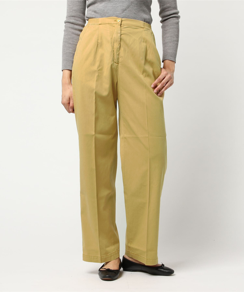 CELLAR DOOR(セラドール)の「CELLAR DOOR パンツ(その他パンツ・レディース・ホワイト/マスタード/グレー・38/40)」の3枚目の写真