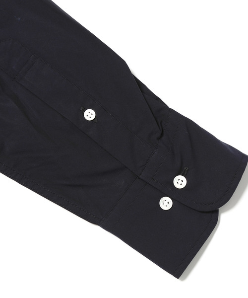 Cricket(クリケット)の「「Cricket」クリケットオリジナル タイプライター生地 スタンドカラーシャツ 日本製(シャツ/ブラウス・メンズ・ホワイト/ネイビー・X-LARGE/MEDIUM/LARGE)」の10枚目の写真