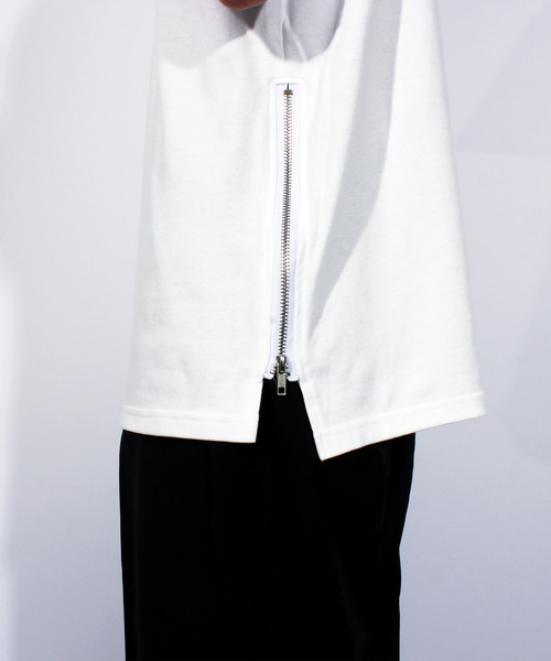 ８(eight)（エイト）の「無地 半袖Tシャツ ビッグTシャツ ビッグシルエット（Tシャツ/カットソー・メンズ・ネイビー/ホワイト/グレー/ブラック・MEDIUM/LARGE）」の6枚目の写真