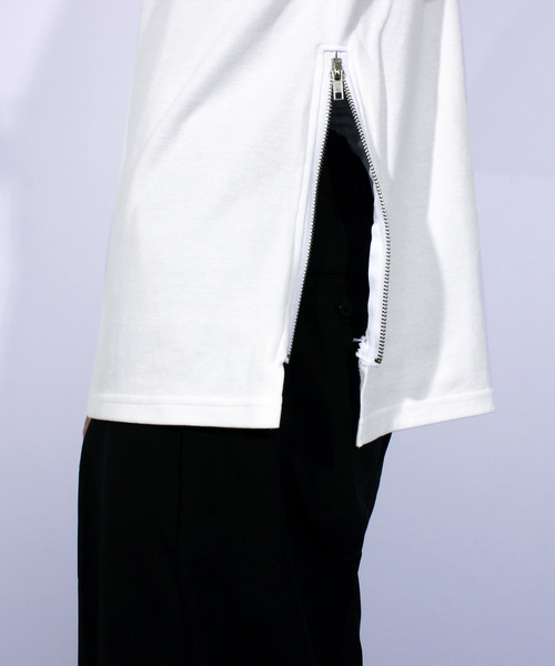 ８(eight)（エイト）の「無地 半袖Tシャツ ビッグTシャツ ビッグシルエット（Tシャツ/カットソー・メンズ・ネイビー/ホワイト/グレー/ブラック・MEDIUM/LARGE）」の7枚目の写真