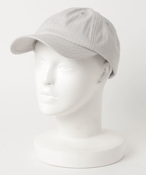 LBC（エルビーシー）の「シアサッカー キャップ（キャップ・レディース・ネイビー/コーラル/ブラック/グレー・FREE）」の2枚目の写真