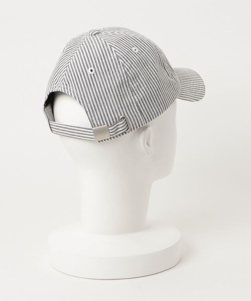 LBC（エルビーシー）の「シアサッカー キャップ（キャップ・レディース・ネイビー/コーラル/ブラック/グレー・FREE）」の5枚目の写真