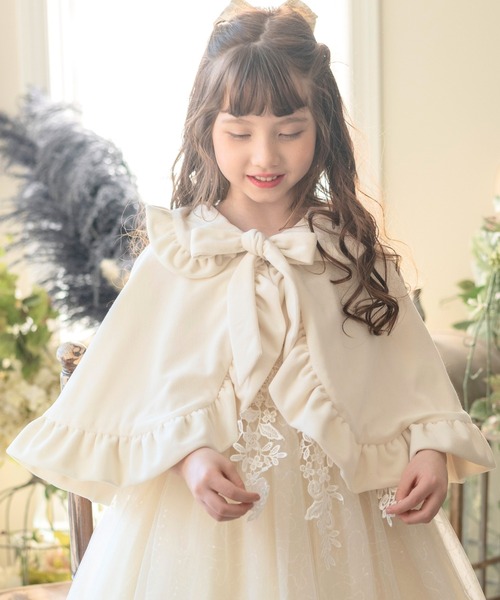 セール】ロマンチックフリルケープ（ポンチョ）｜Catherine Cottage