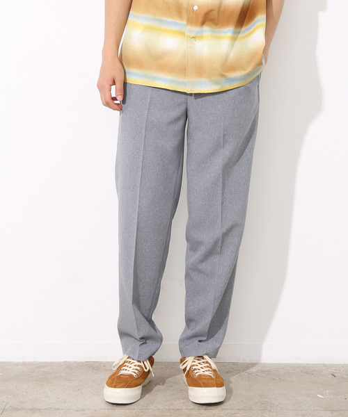 ADAM ET ROPE'（アダムエロペ）の「ポリトロイージースラックス（スラックス・メンズ・チャコールグレー/ライトグレー/ダークブラウン・M/L）」の3枚目の写真