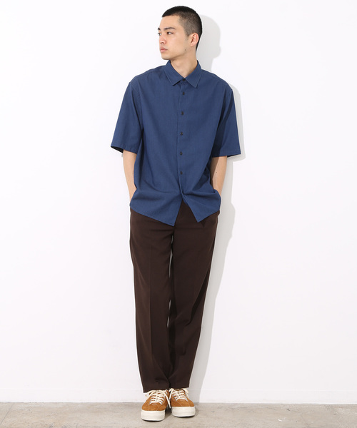 ADAM ET ROPE'（アダムエロペ）の「ポリトロイージースラックス（スラックス・メンズ・チャコールグレー/ライトグレー/ダークブラウン・M/L）」の6枚目の写真