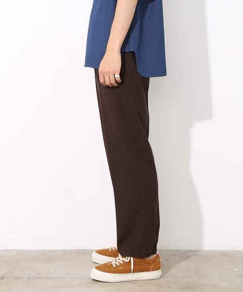 ADAM ET ROPE'（アダムエロペ）の「ポリトロイージースラックス（スラックス・メンズ・チャコールグレー/ライトグレー/ダークブラウン・M/L）」の7枚目の写真