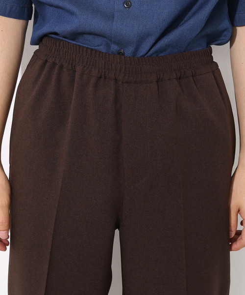 ADAM ET ROPE'（アダムエロペ）の「ポリトロイージースラックス（スラックス・メンズ・チャコールグレー/ライトグレー/ダークブラウン・M/L）」の9枚目の写真